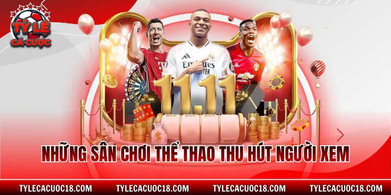 Những sân chơi thể thao thu hút người xem