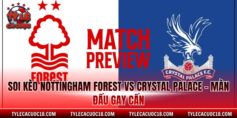 Soi Kèo Nottingham Forest Vs Crystal Palace - Màn Đấu Gay Cấn